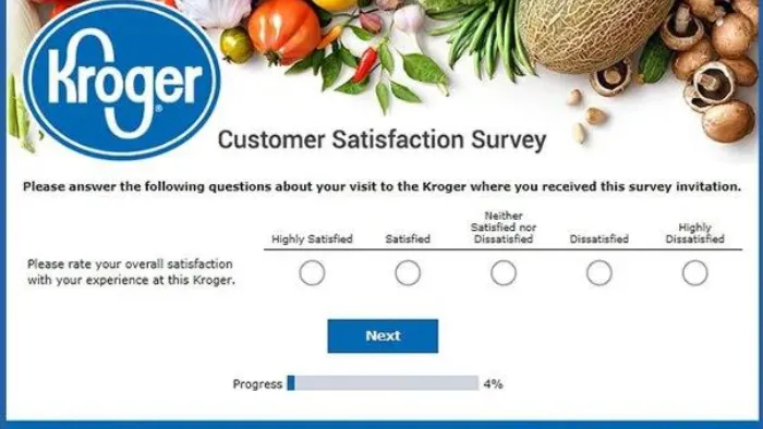 kroger satisfaction survey